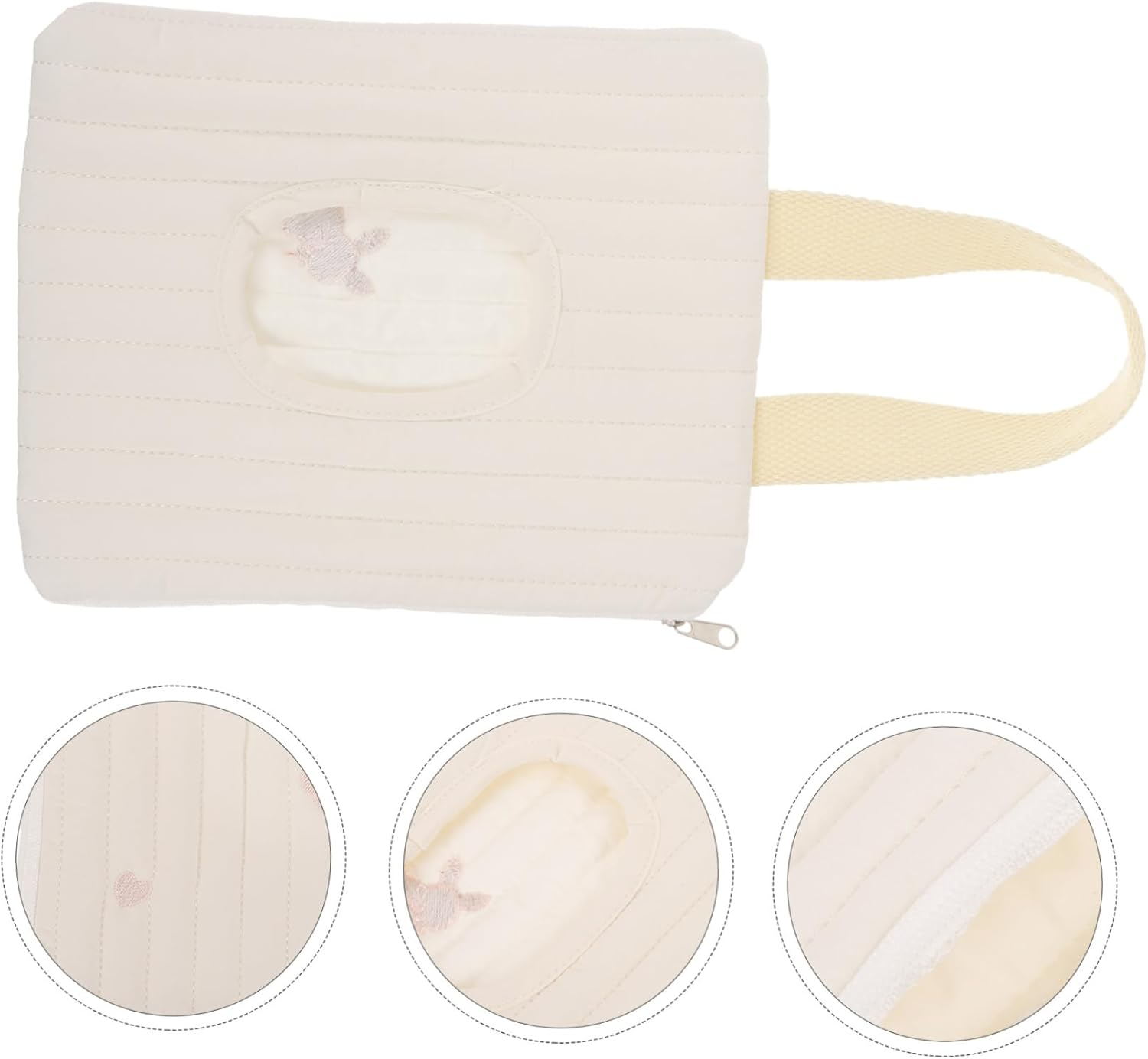 Wet Tissue Dispenser Portable Wipes Holder Wipes Dispenser Bunny Design image number 4