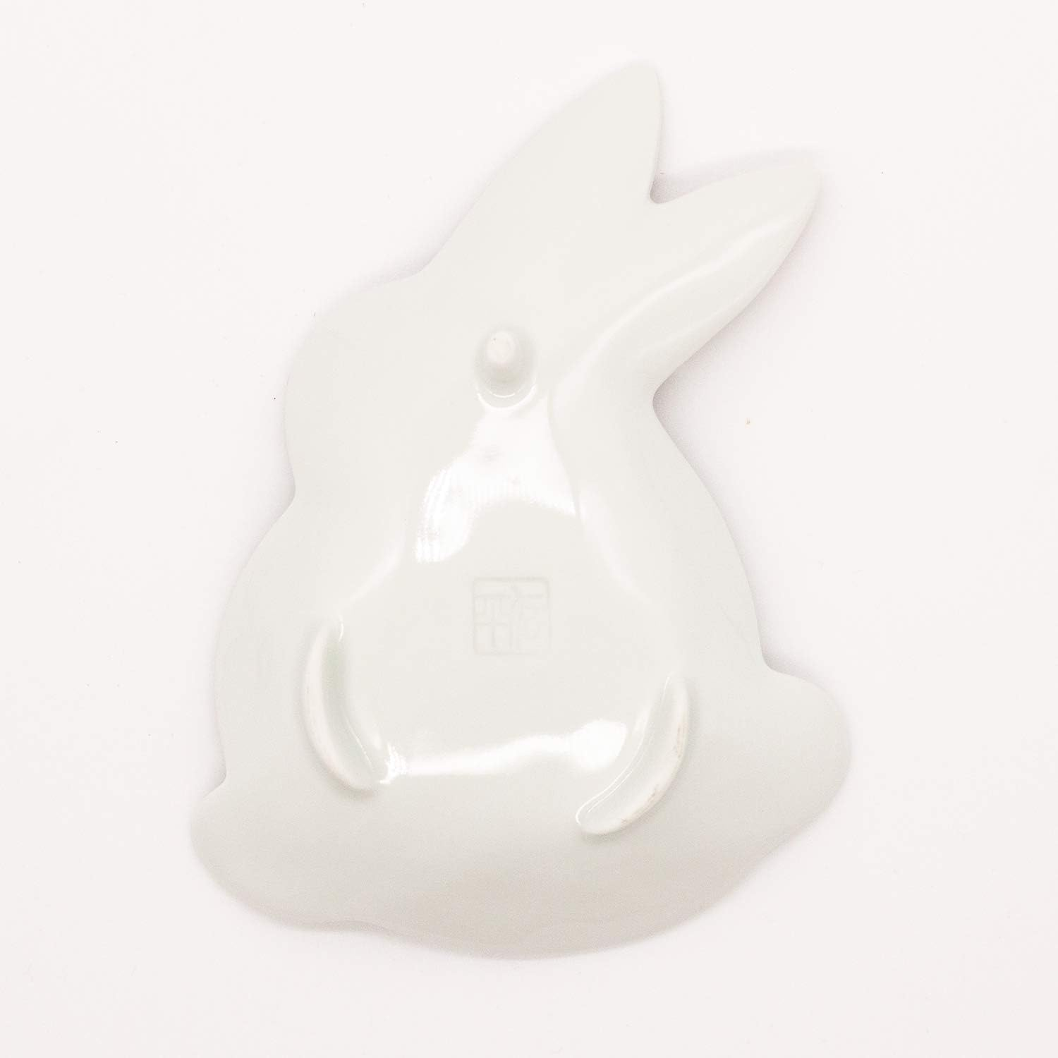 Arita Pottery 478489 Denpei Kiln Namei Dish, Approx. 5.1 X 3.9 Inches (13 X 10 Cm), Rabbit, Rabbit, Made in Japan image number 1