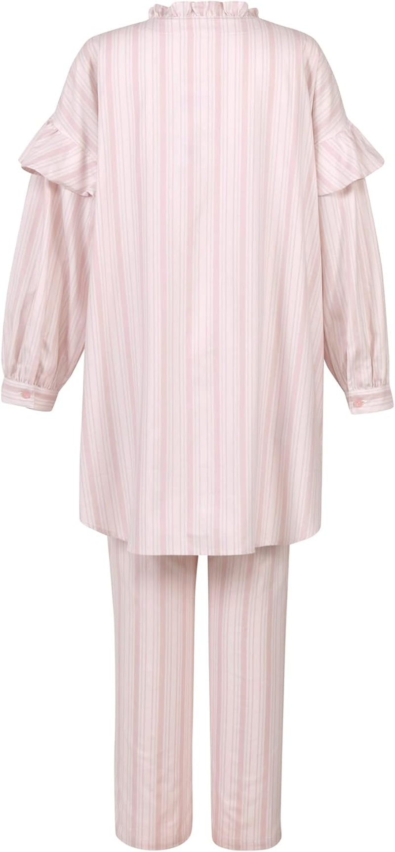 Wacoal MATERNITY MFY233 Women'S Maternity Pajamas, Long Sleeve, Long Pants, 100% Cotton, Suitable for Breastfeeding - Bu image number 2