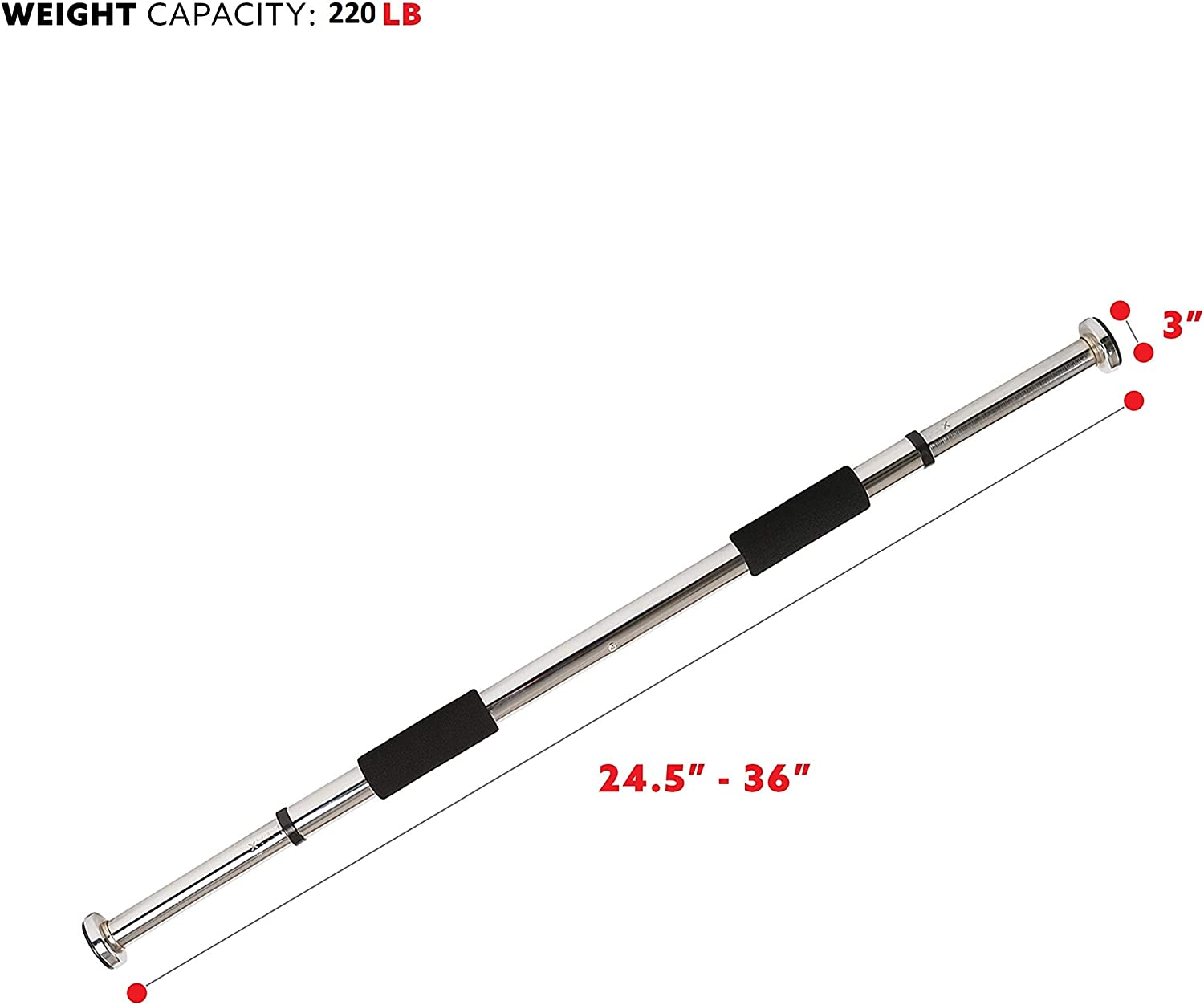 Sunny Health & Fitness NO. 025 Doorway Chin up Bar image number 6