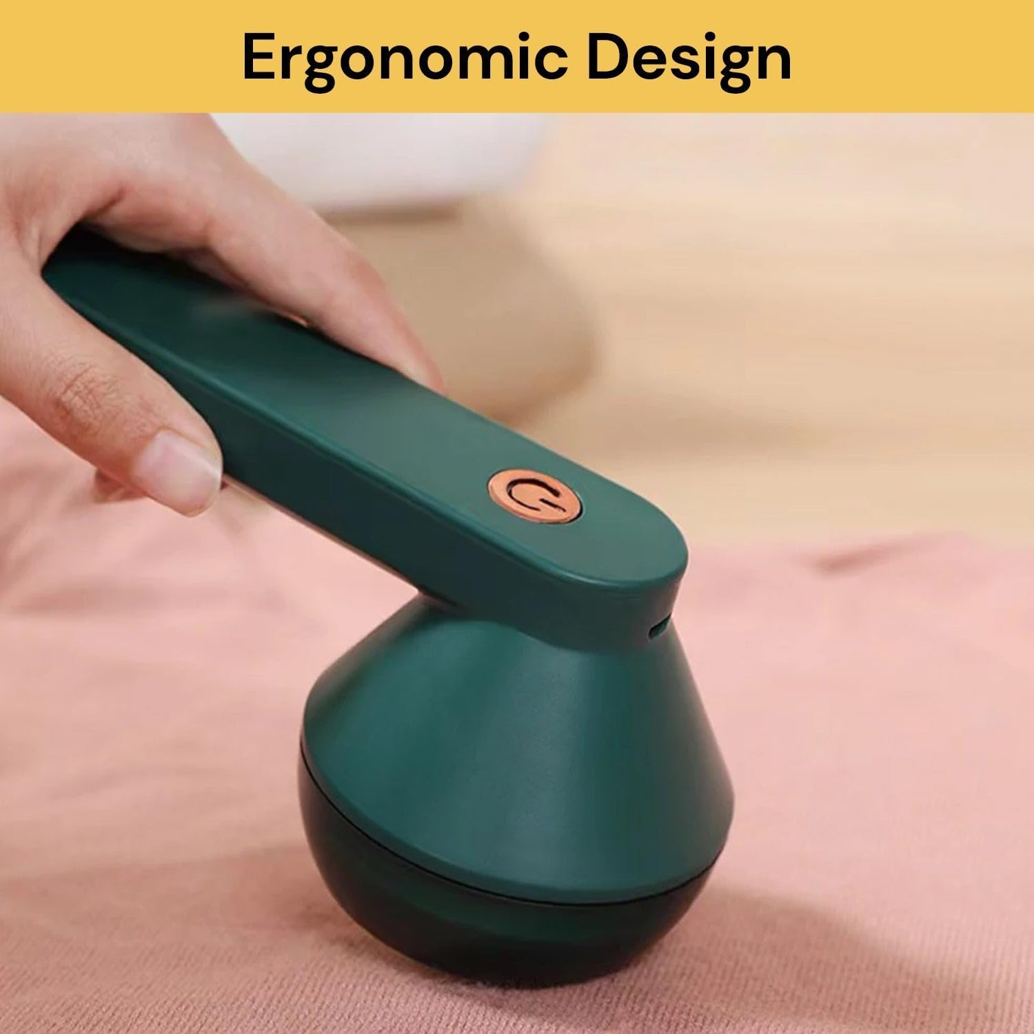 EZONEDEAL Electric Lint Remover Clothes Ball Fluff Fabric Shaver Fuzz Remover,Sweater Shavers Remove Pilling, Portable Lint Remover for Clothes Pilling Rechargeable (Green) image number 1