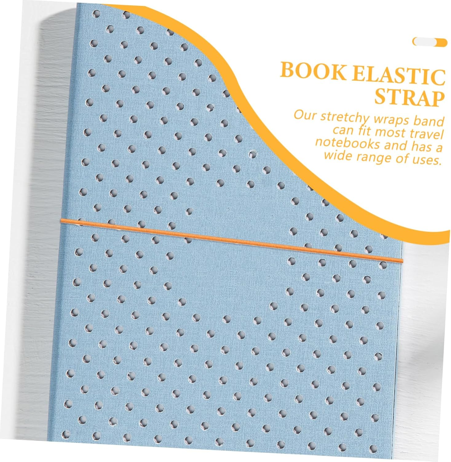 NUOBESTY 5Pcs Journal Elastic Band for Travel Notebook Elastic Strap for Scrapbook Journal Elastic Band Accessory image number 5