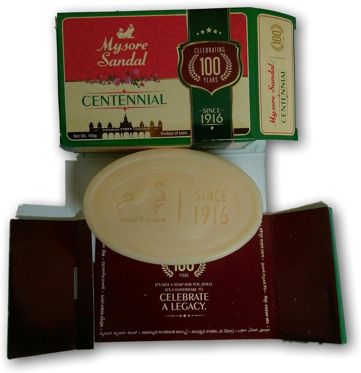 MYSORE SANDAL OIL SOAP CENTENARY LIMITED EDITION - 2PCS PACK (SANDAL) image number 2