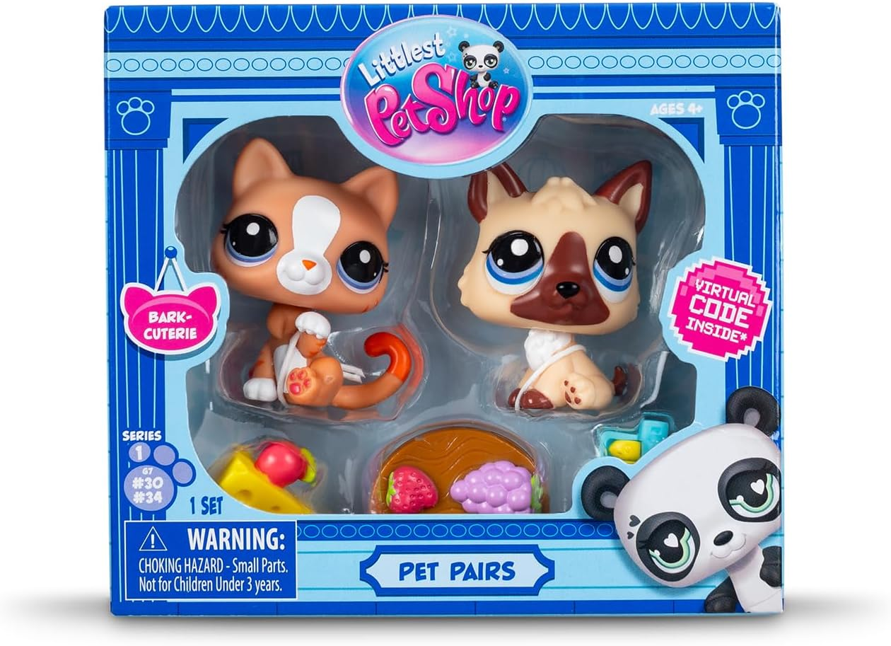 Basic Fun Littlest Pet Shop- 2 Pack Assortment Series 1