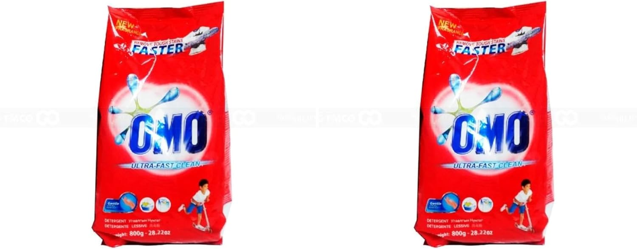OMO Ultra Fast Clean Laundry Detergent Powder 400 G image number 2