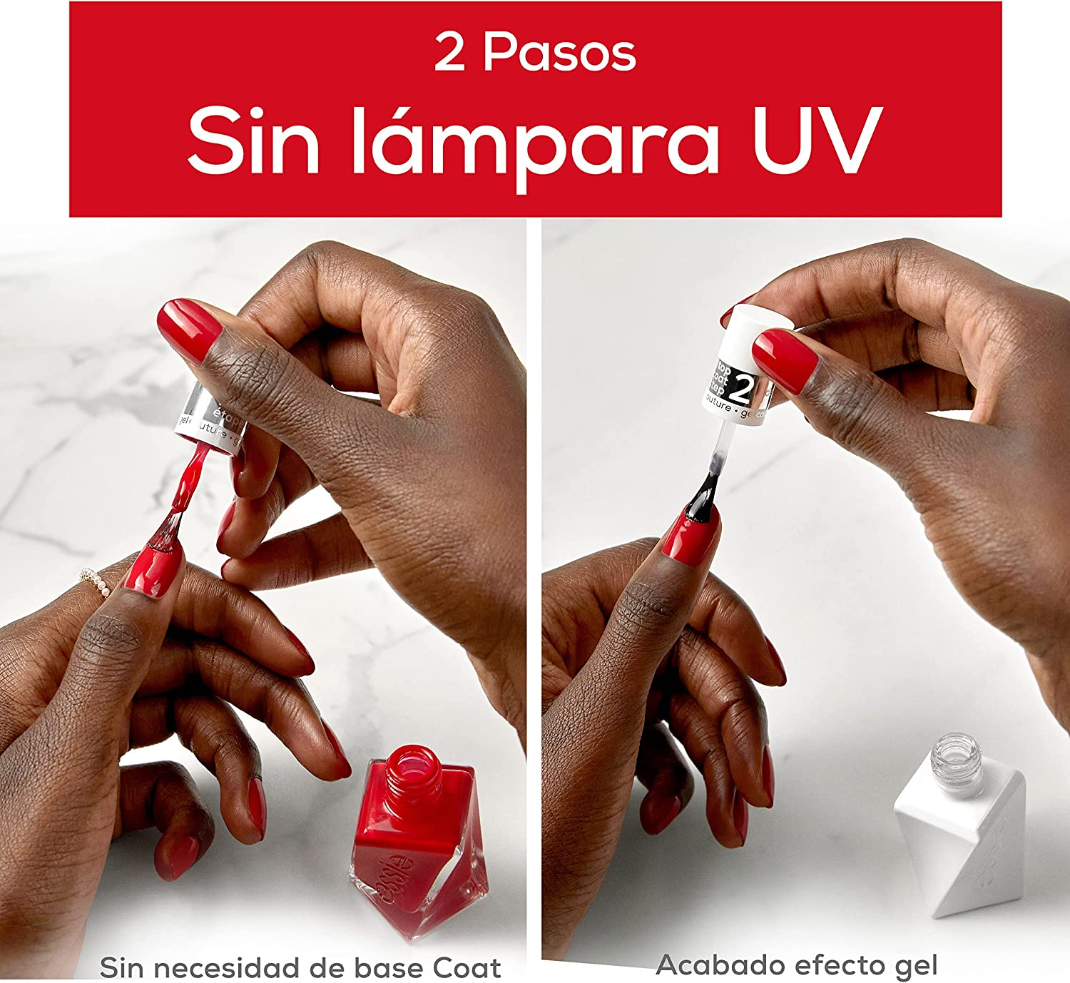 Essie Gel Couture Top Coat, Sheer Gel-Like Finish, No UV Lamp Required, 13.5 Ml - Top Coat image number 5