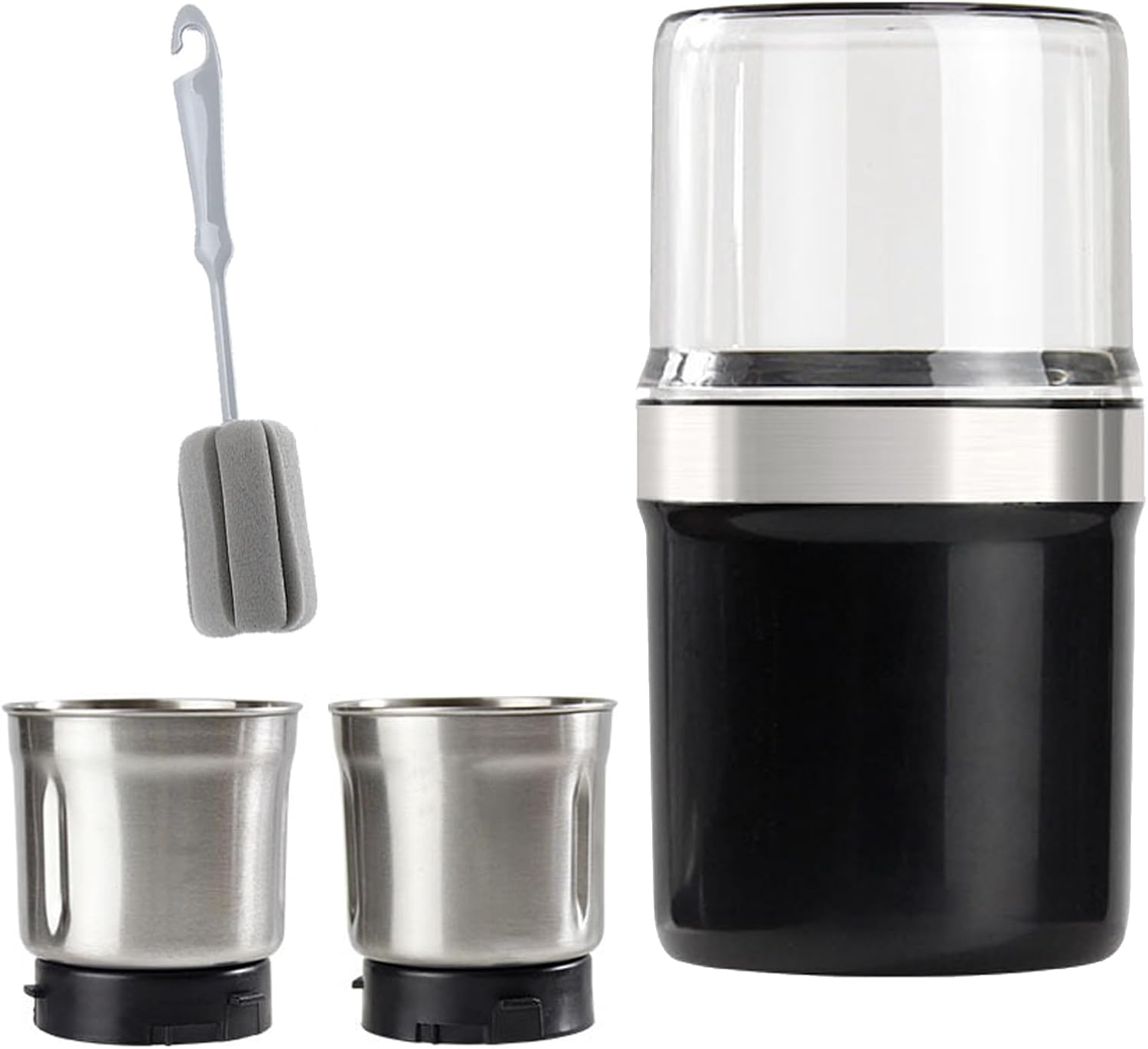 Electric Multi-Use Cup Grinder Large Capacity Stainless Steel, Detachable Cup, Coffee Grinder & Spice Grinder for Home Kitchen (#1) image number 2