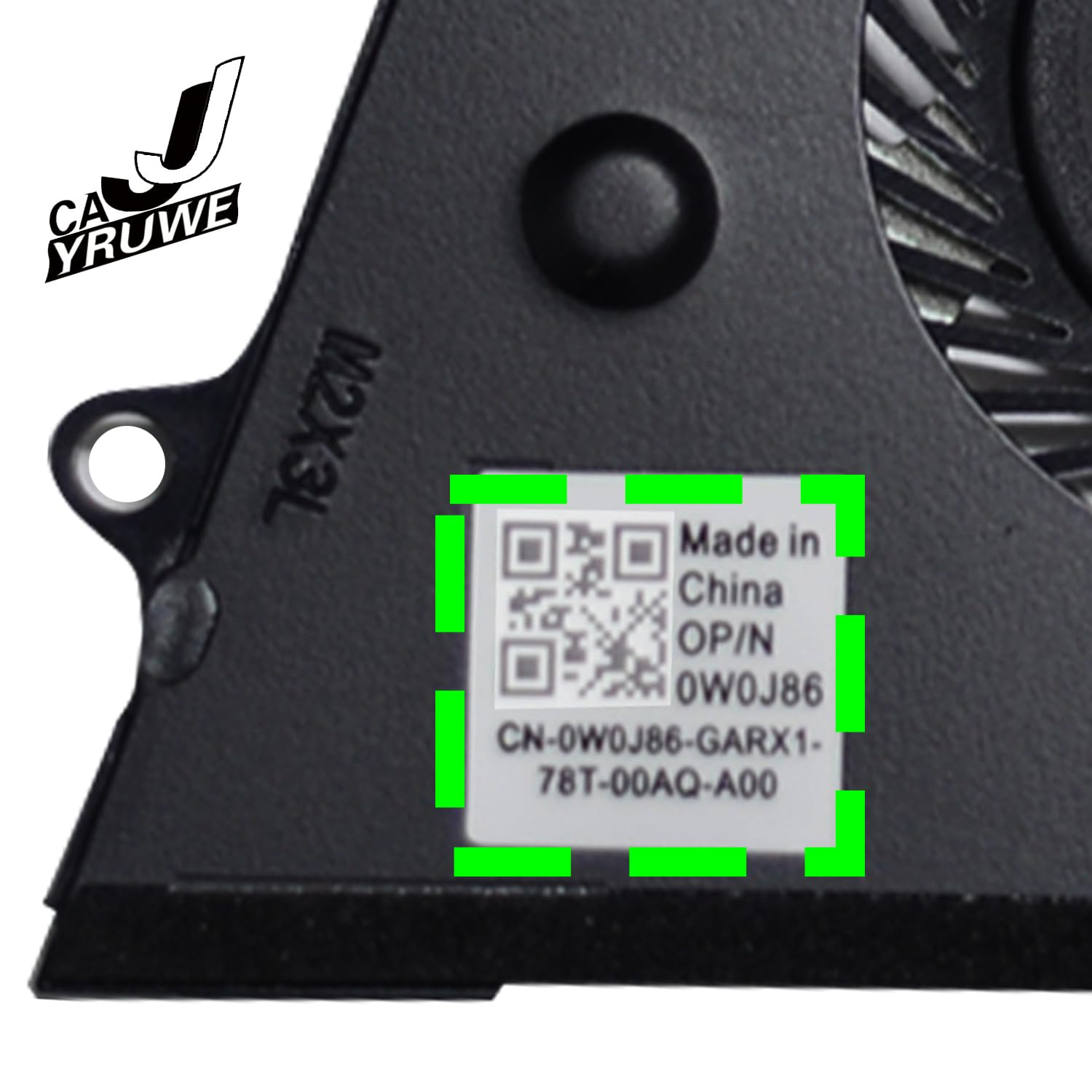 CAJJYRURWE P/N L53541-001,TPN-W142 ， TPN-W143，CPU Cooling Fan Compatible with HP Envy X360 15-DR 15-DS 15M-DR 15M-DS Series Laptop Replacement image number 2