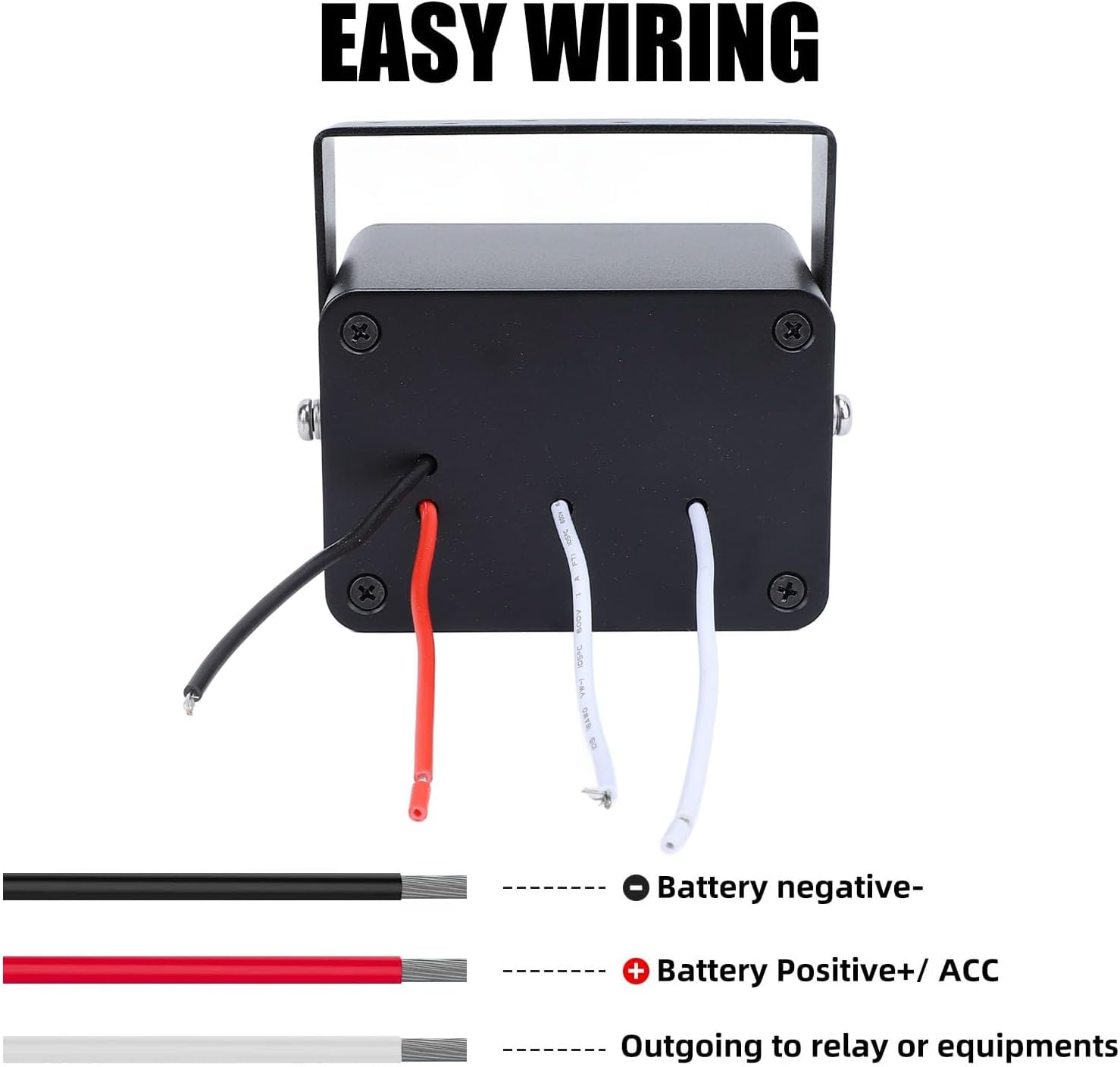 Jiawu 2 Gang Rocker Switch, Toggle Switch Panel Box, Waterproof Marine Boat Toggle Rocker Switch, Aluminum Alloy Switch Panel for Car, Truck, Boat, RV, Trailer, UTV, ATV (Blue Light) image number 4