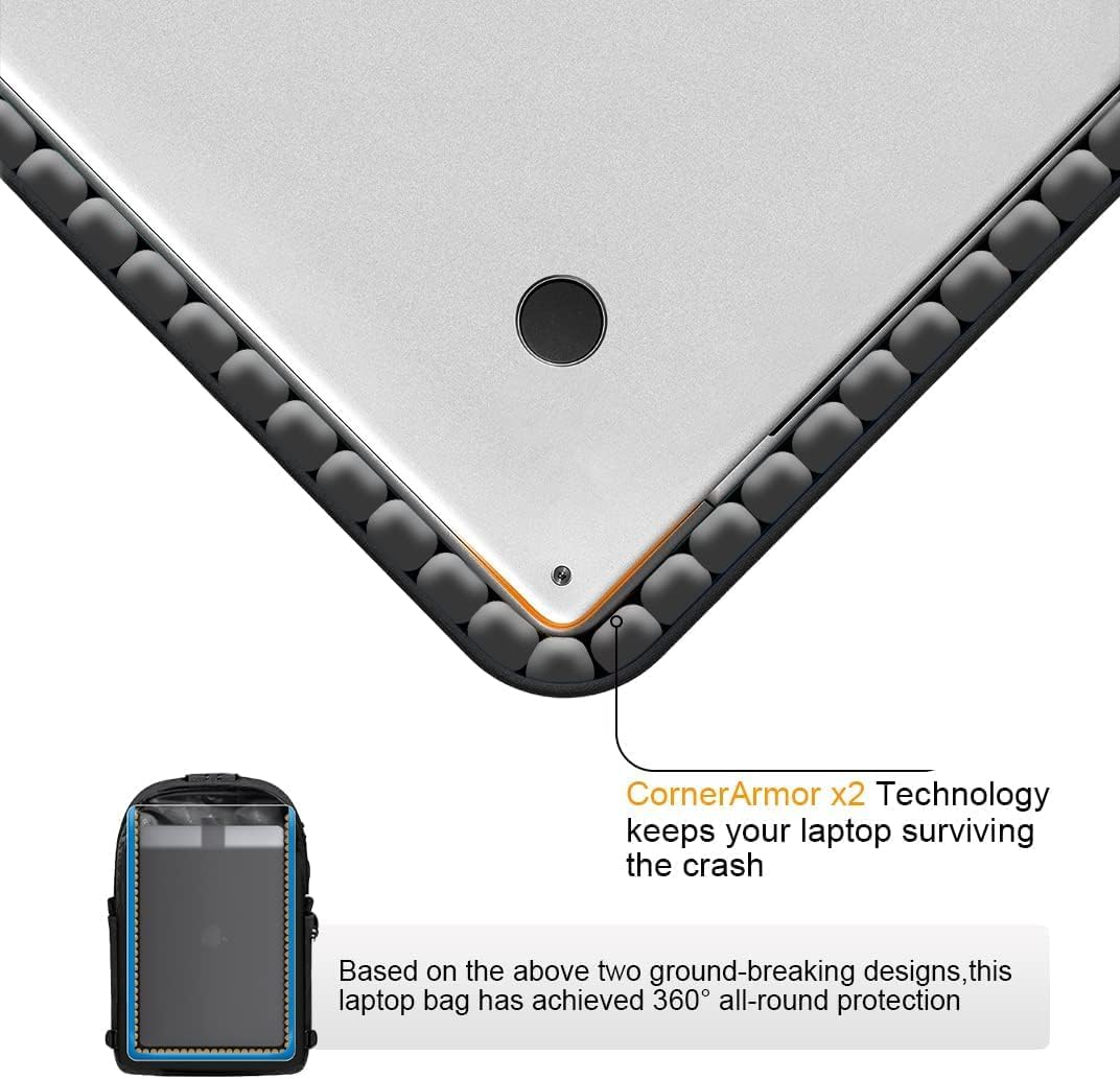 Tzowla Travel Laptop Backpack,Durable Water Resistant Anti-Theft 30-50L Extra Large 15.6-17.3 Inch with USB Charging Port and Lock Fit Computer Business Bookbag for Women Men College School Gift image number 2