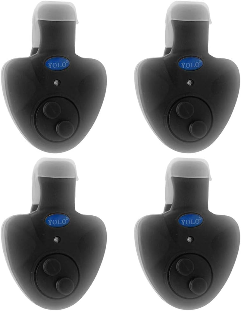 4Pcs Electronic Fishing Bite Alarm with Sound LED Lights Indicator Fish Bite Alarms image number 2