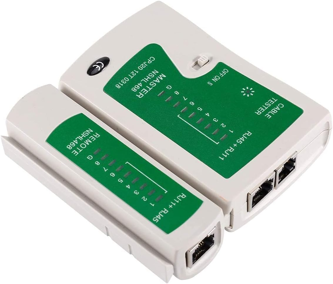 Network Cable Repair Maintenance Tool Kit Set Portable Phone Cable Crimper 8P8C 4P4C 6P6C Connectors RJ45 RJ11 Cat5 Cat6 Cable Tester Network Cable Crimper Repair Kit image number 1