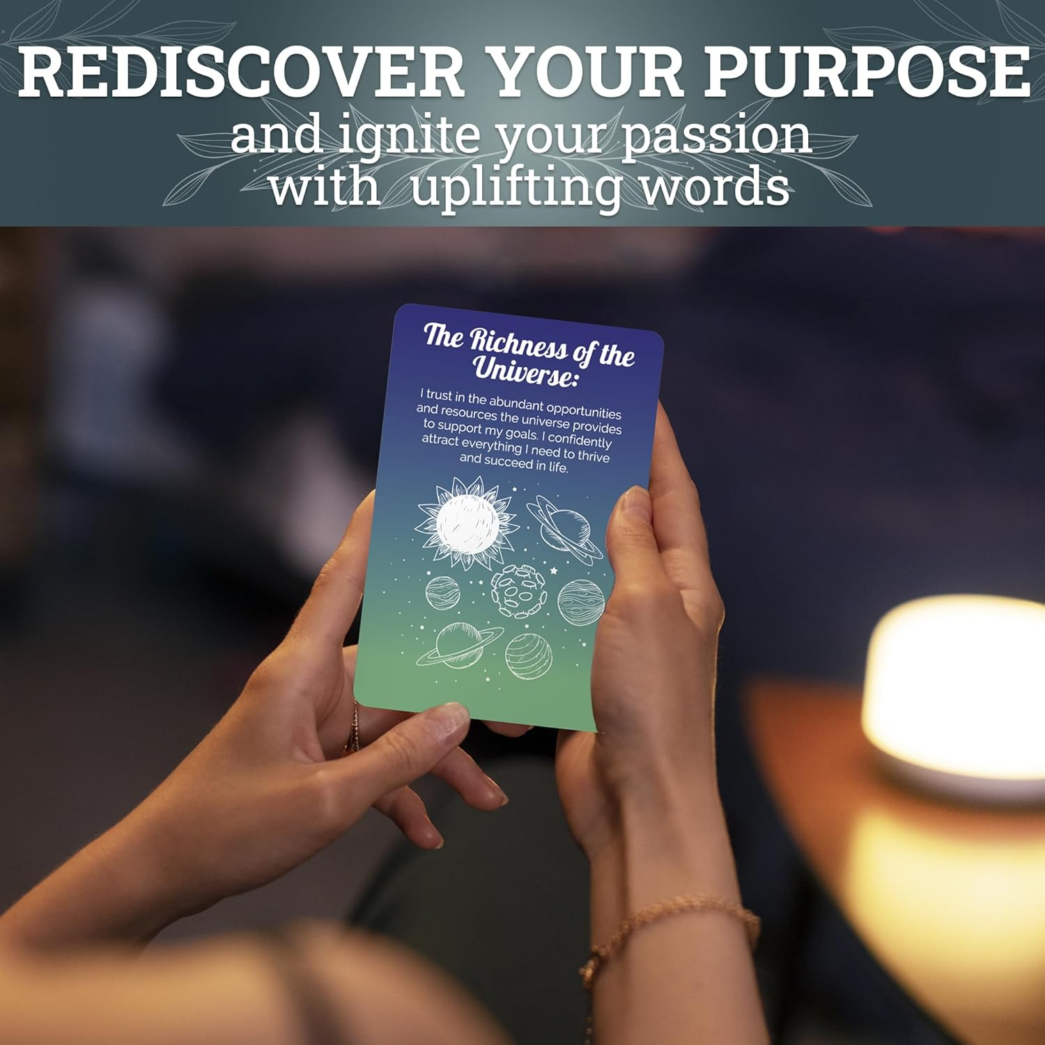 Rethink 95 Positive Affirmation Cards for Mindfulness | Inspirational Motivational Cards for Women, Men, Teens | Stress Anxiety Relief and Mental Wellness | Durable Self Care Card Set image number 6