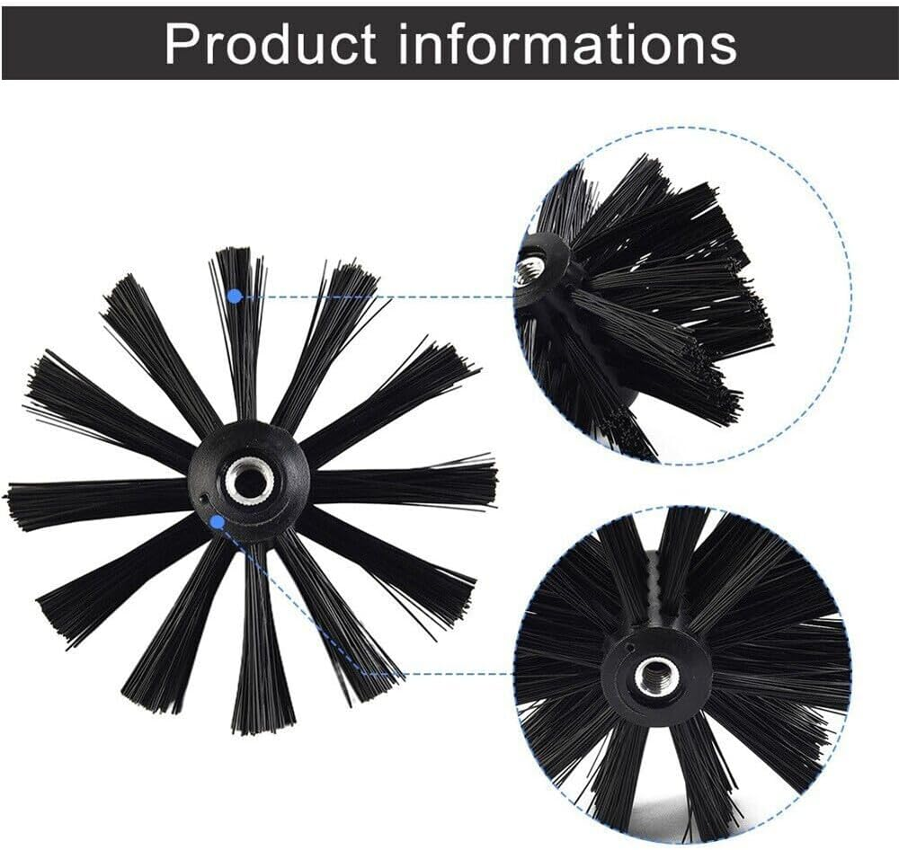 150Mm Chimney Sweep Flue Sweeping Brush Head Soot Cleaning Stove Sweeping Kit AU image number 2