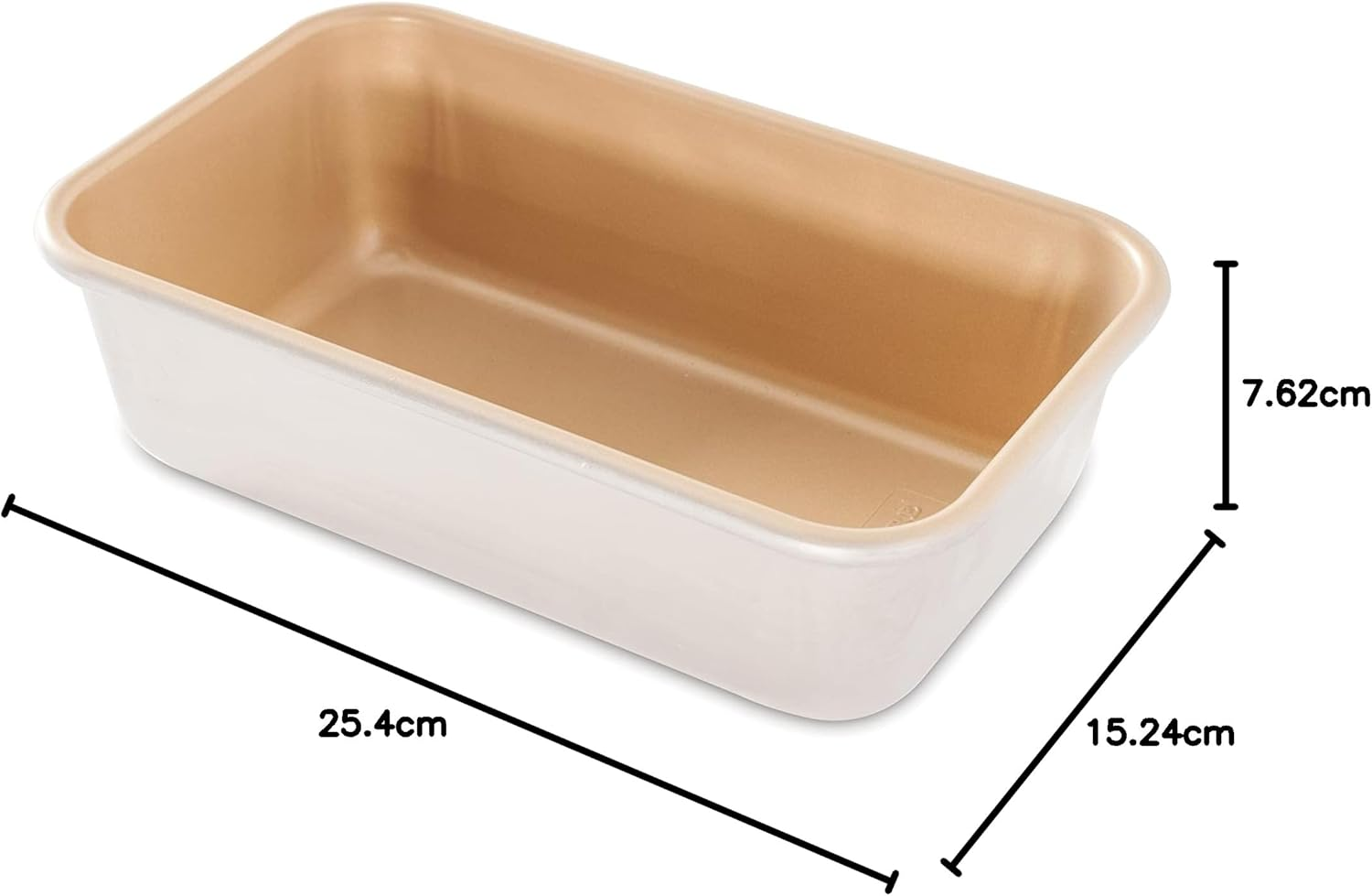 Nordic Ware USA Natural Nonstick Loaf Pan 1.5 Pound, 25 X 15 X 7 Cm image number 2