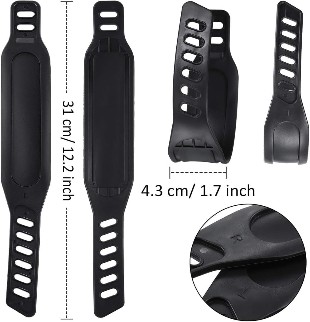 Universal Pedal Strapfor Exercise Cycle Home or Gym,2Pcs Adjustable Length Universal Pedal Strap,Adjustable Exercisebikepedal Strap,Non-Slip Exercise Bike Pedal Strap,Universal Bicycle Pedal Strap image number 2