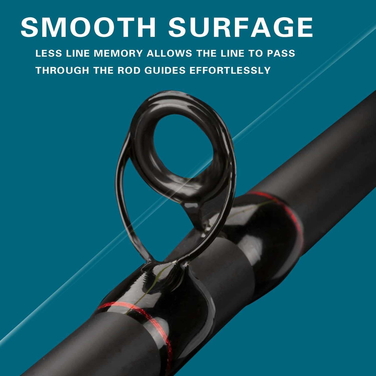 TOOGABBIE 2 Roll 100M Clear Fishing Line, Fishing Wire-Strong Nylon Material for Saltwater and Freshwater Fishing，Low Light Refraction,Super Smooth, Highly Abrasion Resistant image number 2