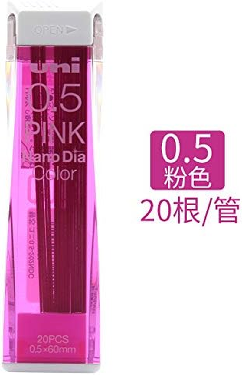 Uni Nanodia Color Mechanical Pencil Leads 0.5Mm 7 Color Set 7 Pack/Total 140 Leads image number 6