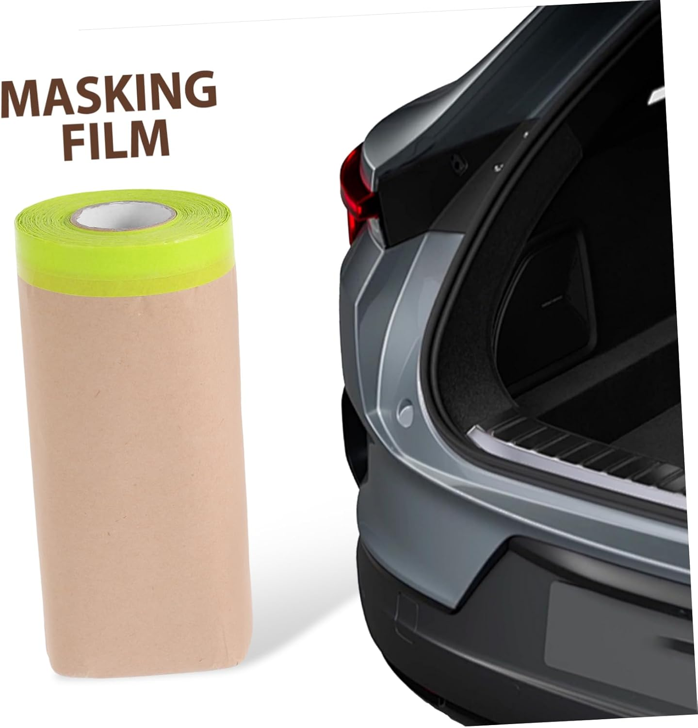 Tofficu 5Pcs Masking Paper for Artists Spray Painters Car Wrapping Adhesive Paint Paper Tape for Tracing Cutting Template Making image number 6