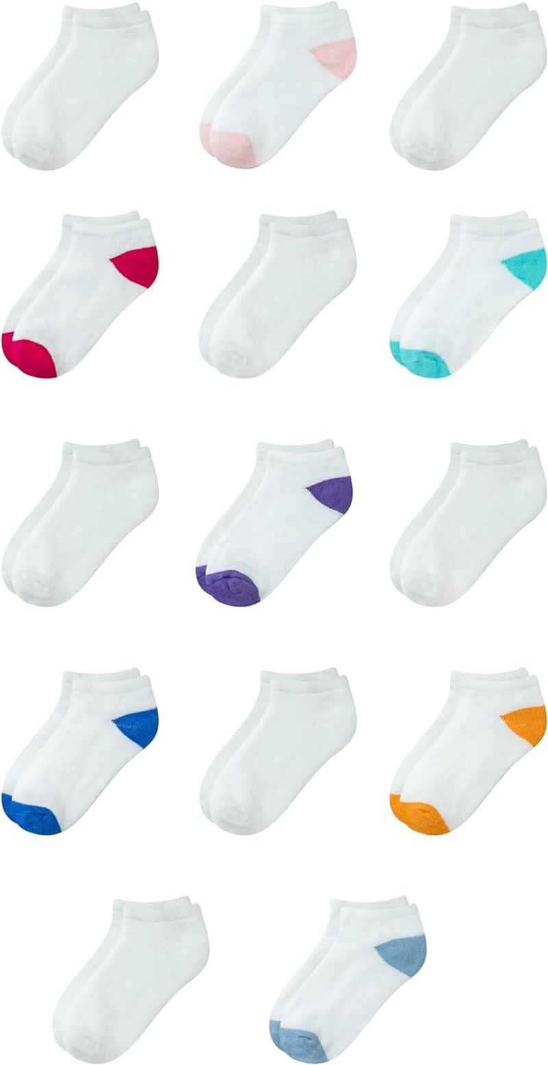 Amazon Essentials Unisex Toddlers' Cotton Low Cut Sock, 14 Pairs
