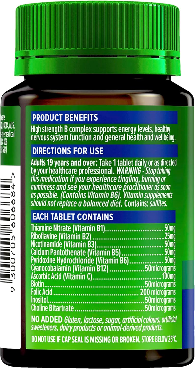 Cenovis Mega B Tablets 360 (3 X 120) - High-Strength Vitamin B Formula B-Group Vitamins Support Energy Levels, Healthy Nervous & Immune System Function - Reduces Free Radical Formation in the Body image number 4