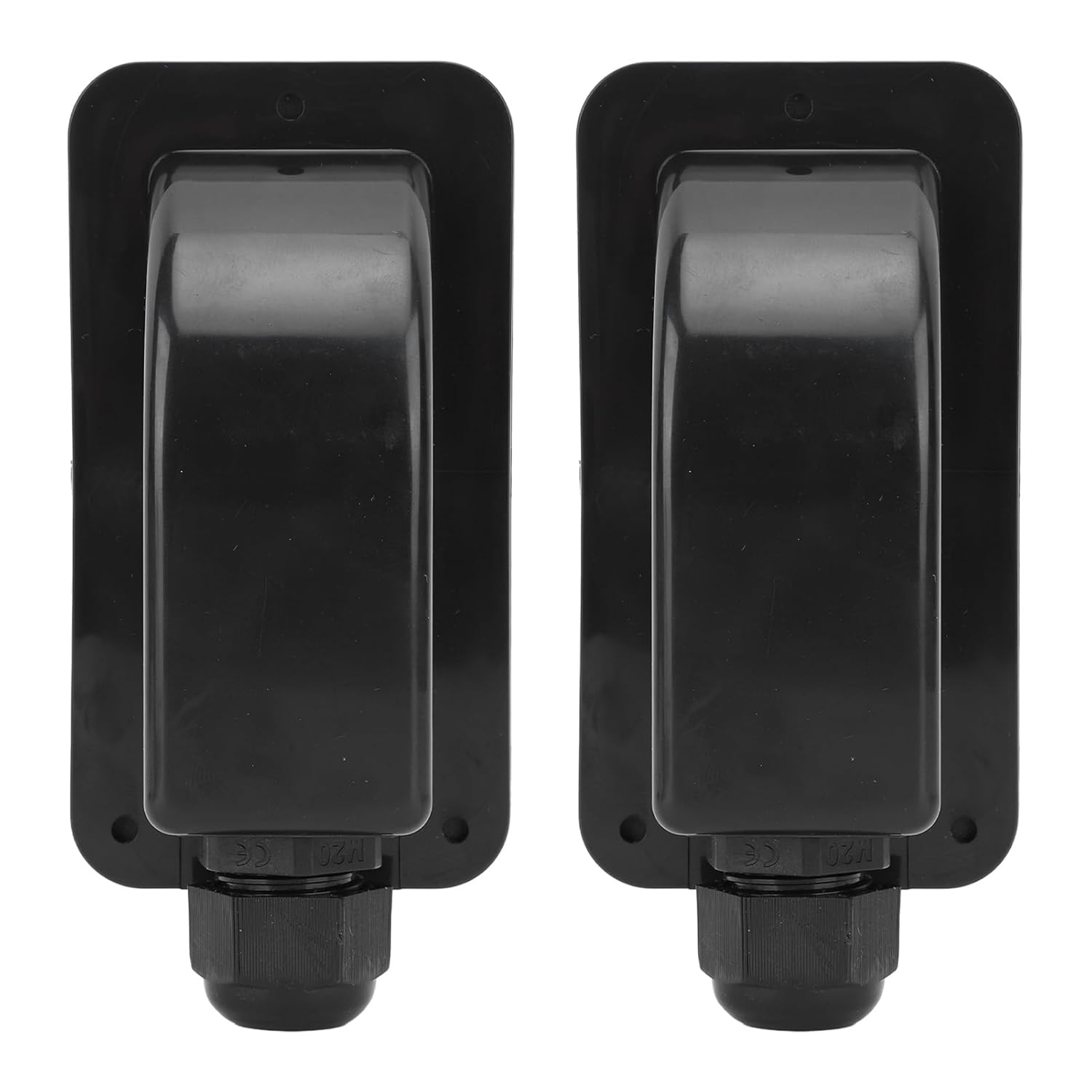 ABS Solar Cable Input Gland with Waterproof Connections for Solar Panel Facilities (Black) image number 3