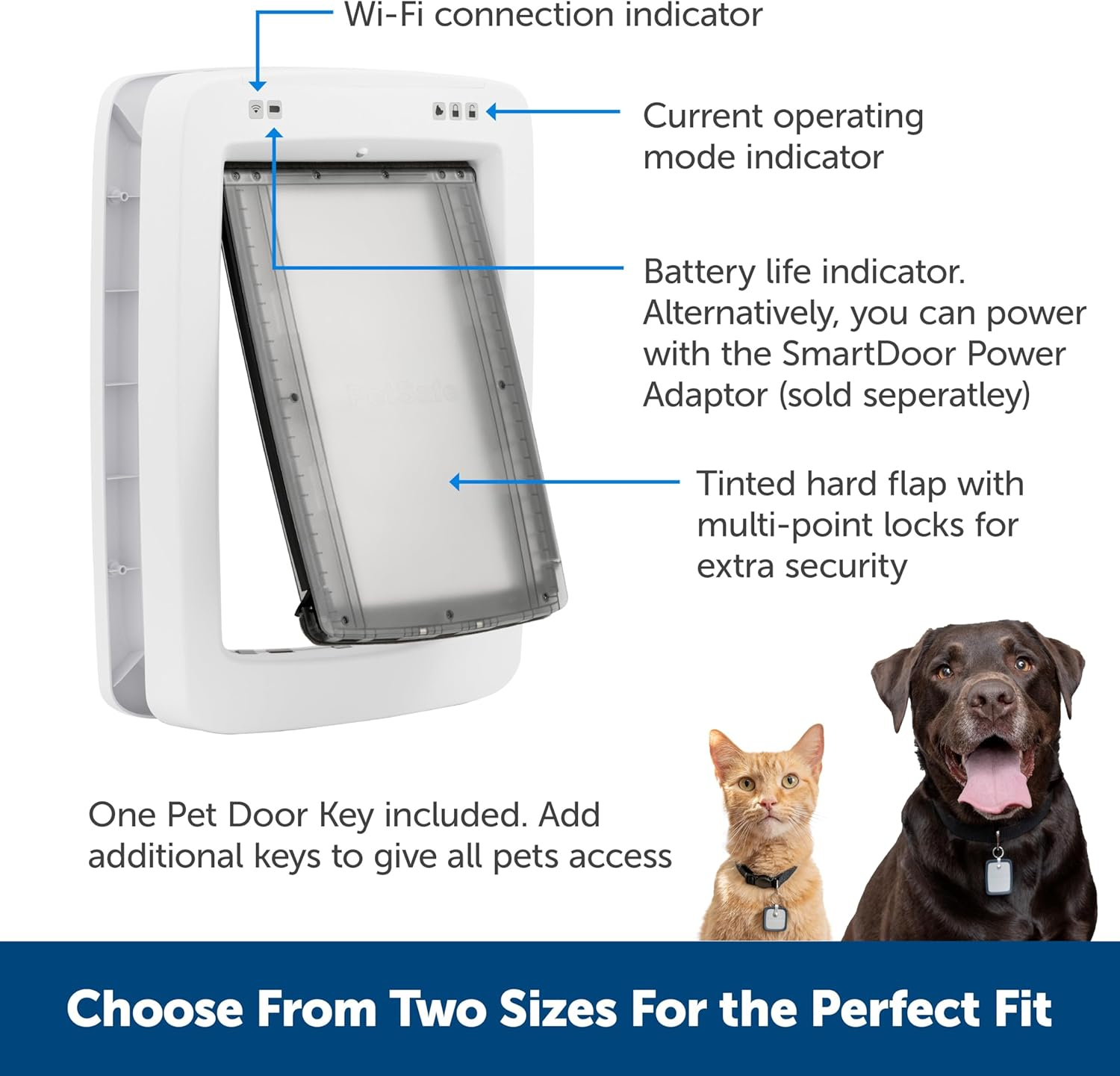 Petsafe Smartdoor Pet Door Key - Individual Access to Petsafe Smartdoor - Collar Attachment, Medium image number 1
