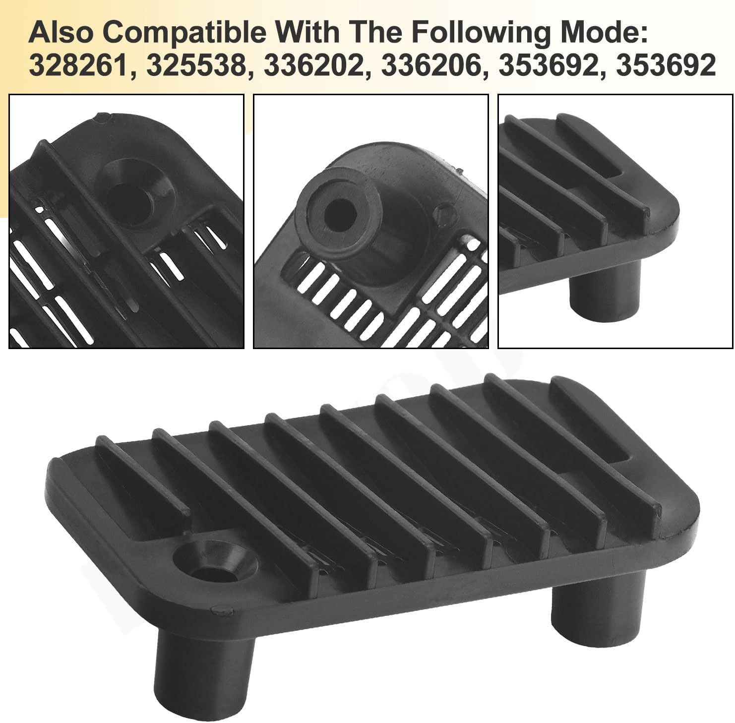 Braveboy 2 Pack Gearcase Water Inlet Screen 336206 0336206 Compatible with Evinru-De John-Son Gearcase Part 353692, 353692, 325538, 336202 for Evinru-De 0336206, 336206, 0766468 Models image number 3