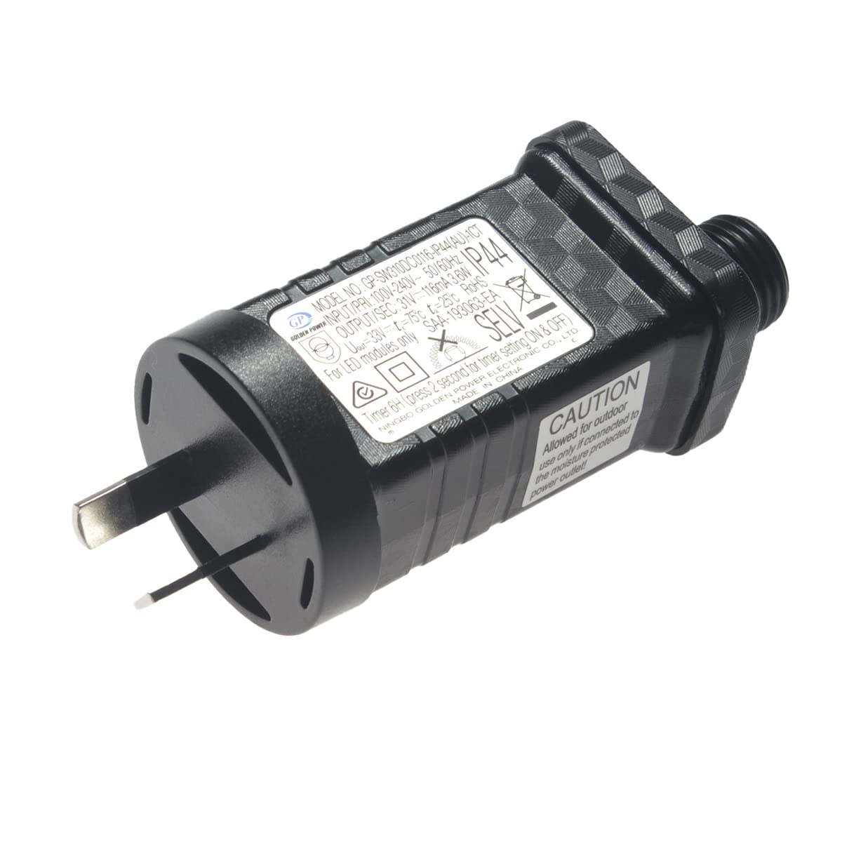 SAA Approved 3.6W AU Plug for T Tersely Fairy Light, 31V Safe Low Voltage 8 Lighting Modes Indoor Plug with Timer Function for 10M/100LED and 20M/200LED Lights image number 4