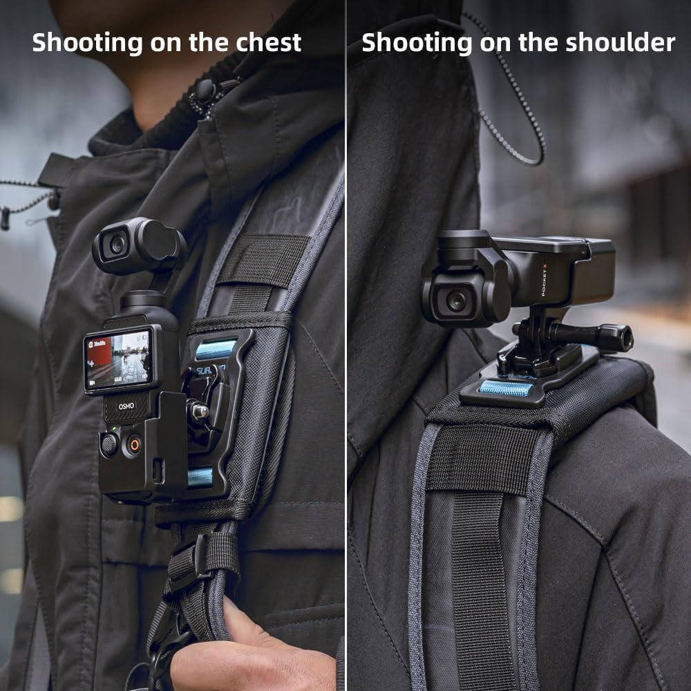 SUREWO Osmo Pocket Backpack Shoulder Strap Mount image number 6