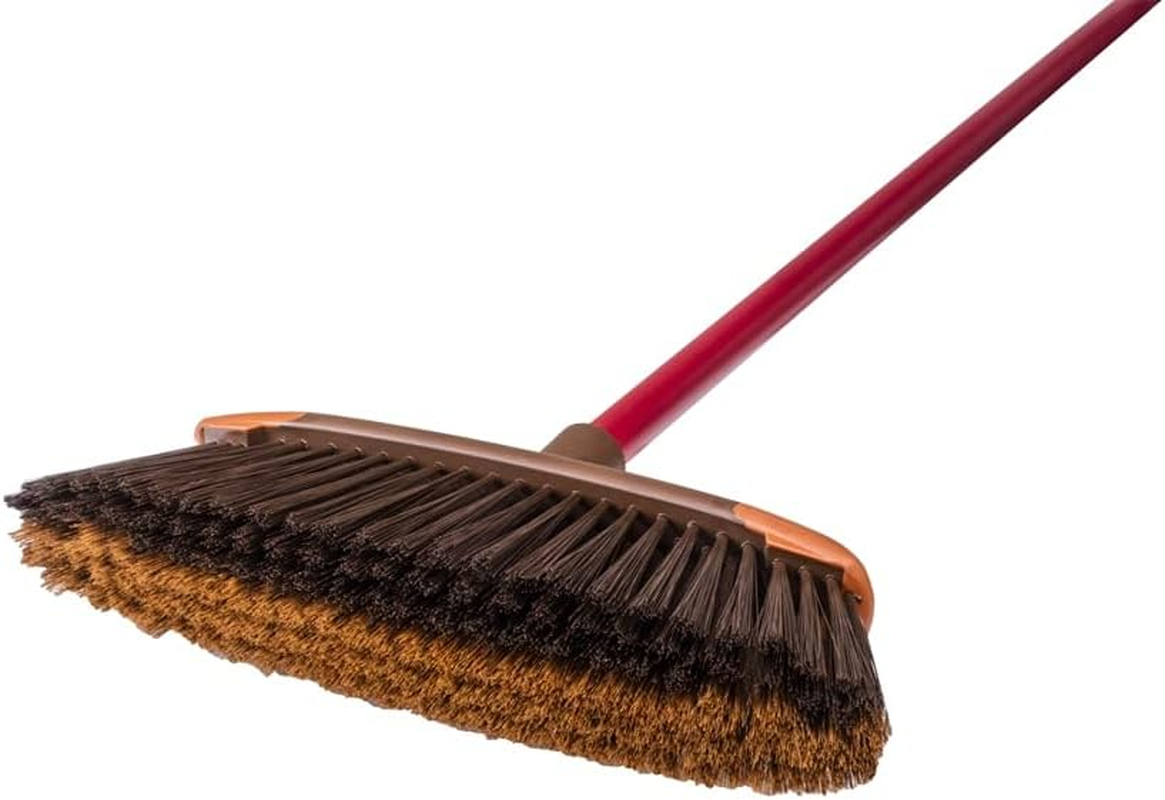 Vileda 2 in 1 Broom Parquet Brown image number 4