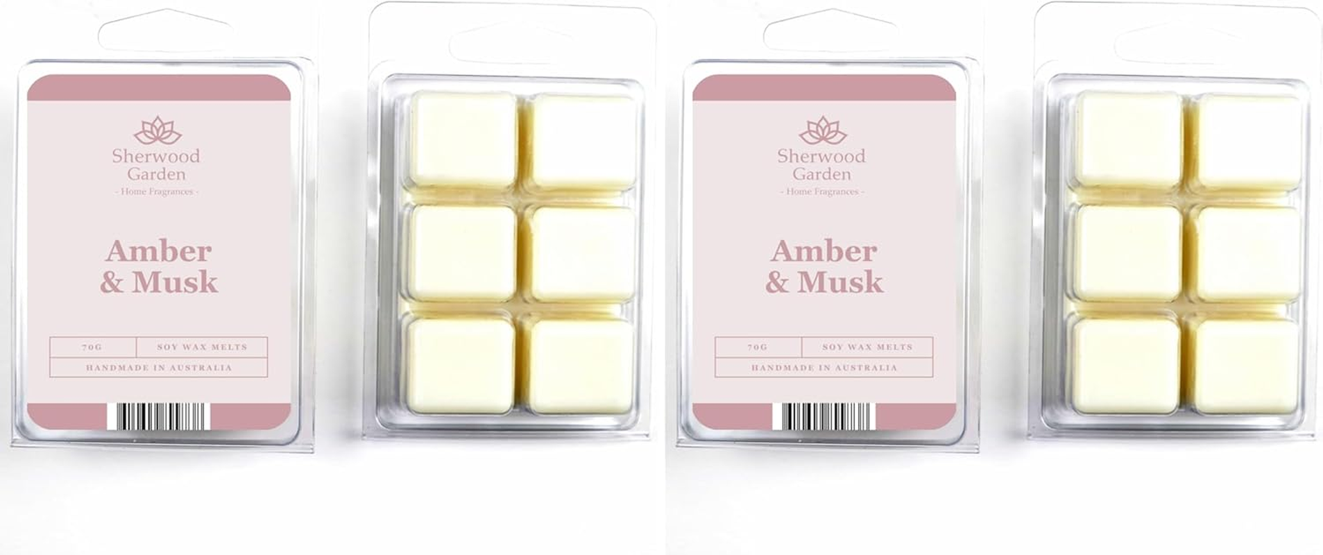 Amber and Musk Soy Wax Melts 70 G