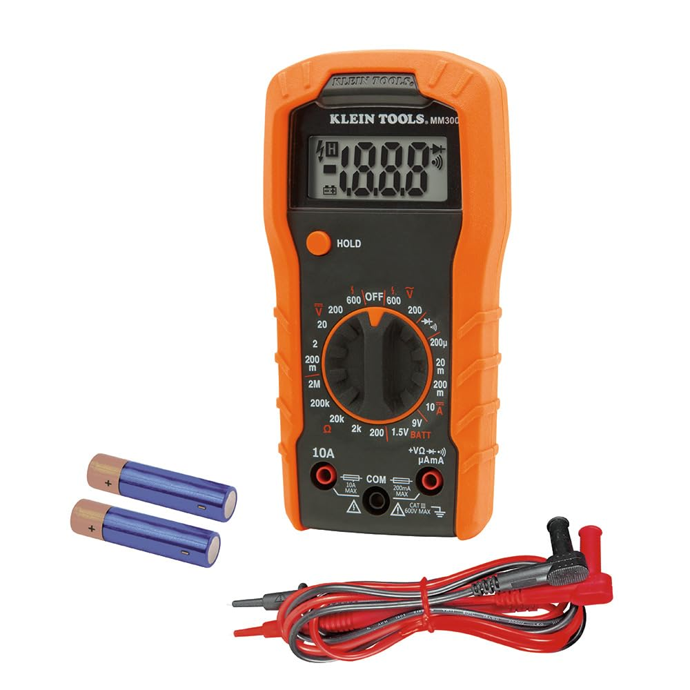 KLEIN TOOLS 600V Manual Ranging Digital Mulimeter, MM300 image number 3