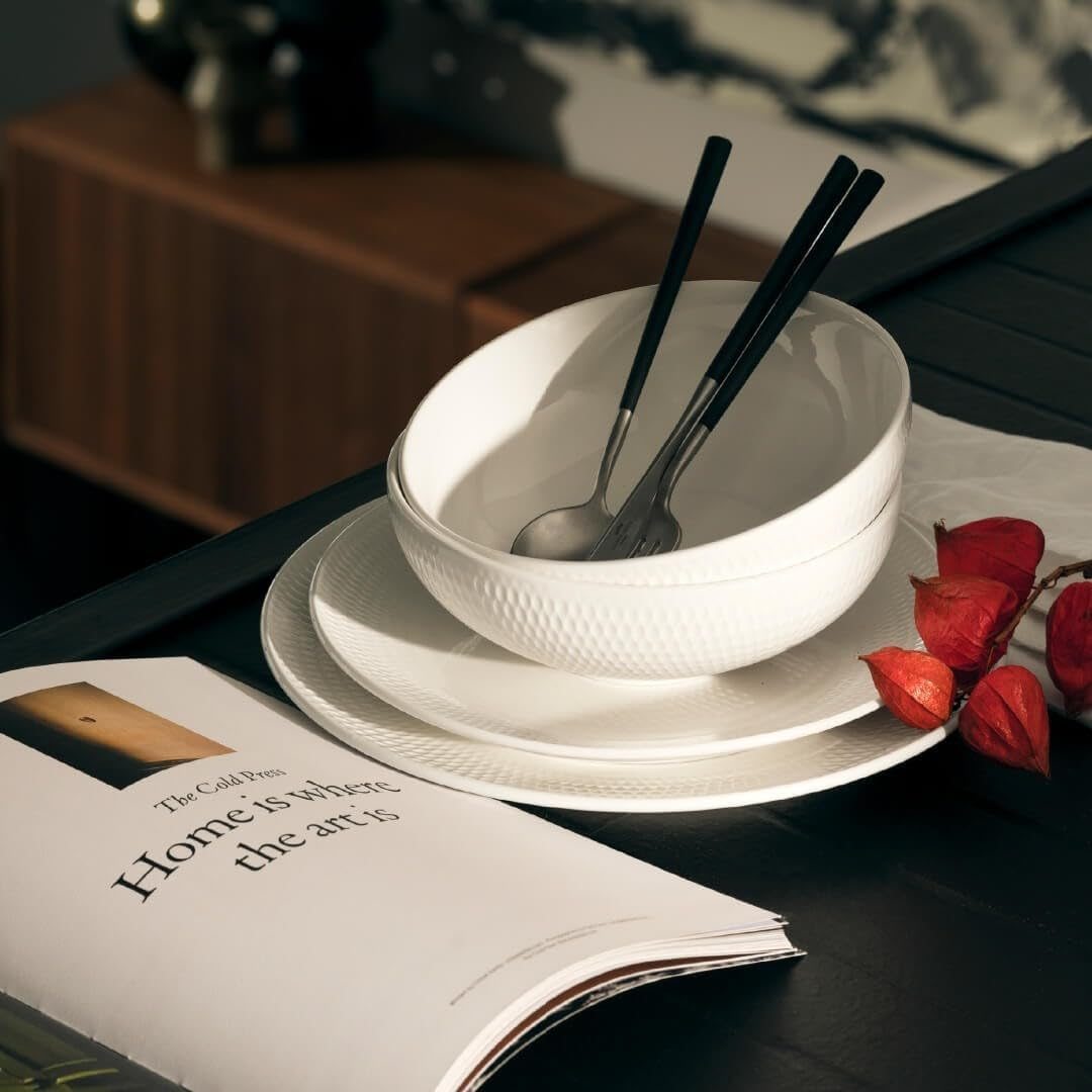 Maxwell & Williams White Basics Diamonds Entree Plate 23Cm image number 1