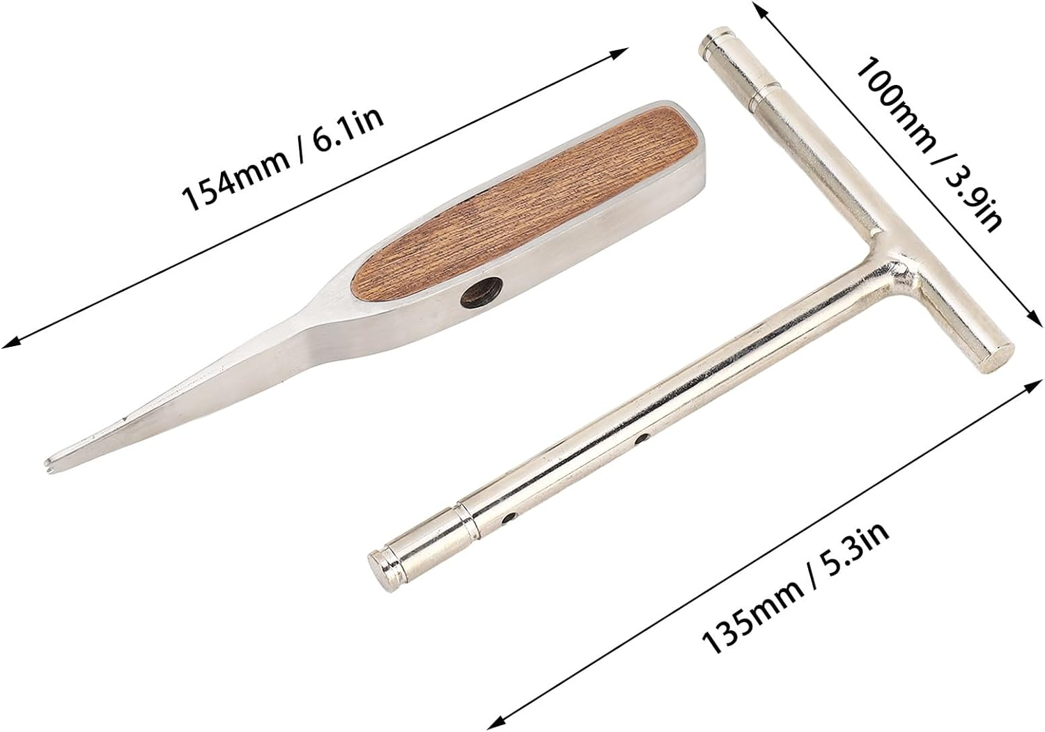Manual Wire Clamp Tool for Machinist Carpenter, High Hardness Stainless Steel Wooden Multifunctional Hose Tensioner for Repairing Air and Garden Hoses, Kitchen Pipes image number 4