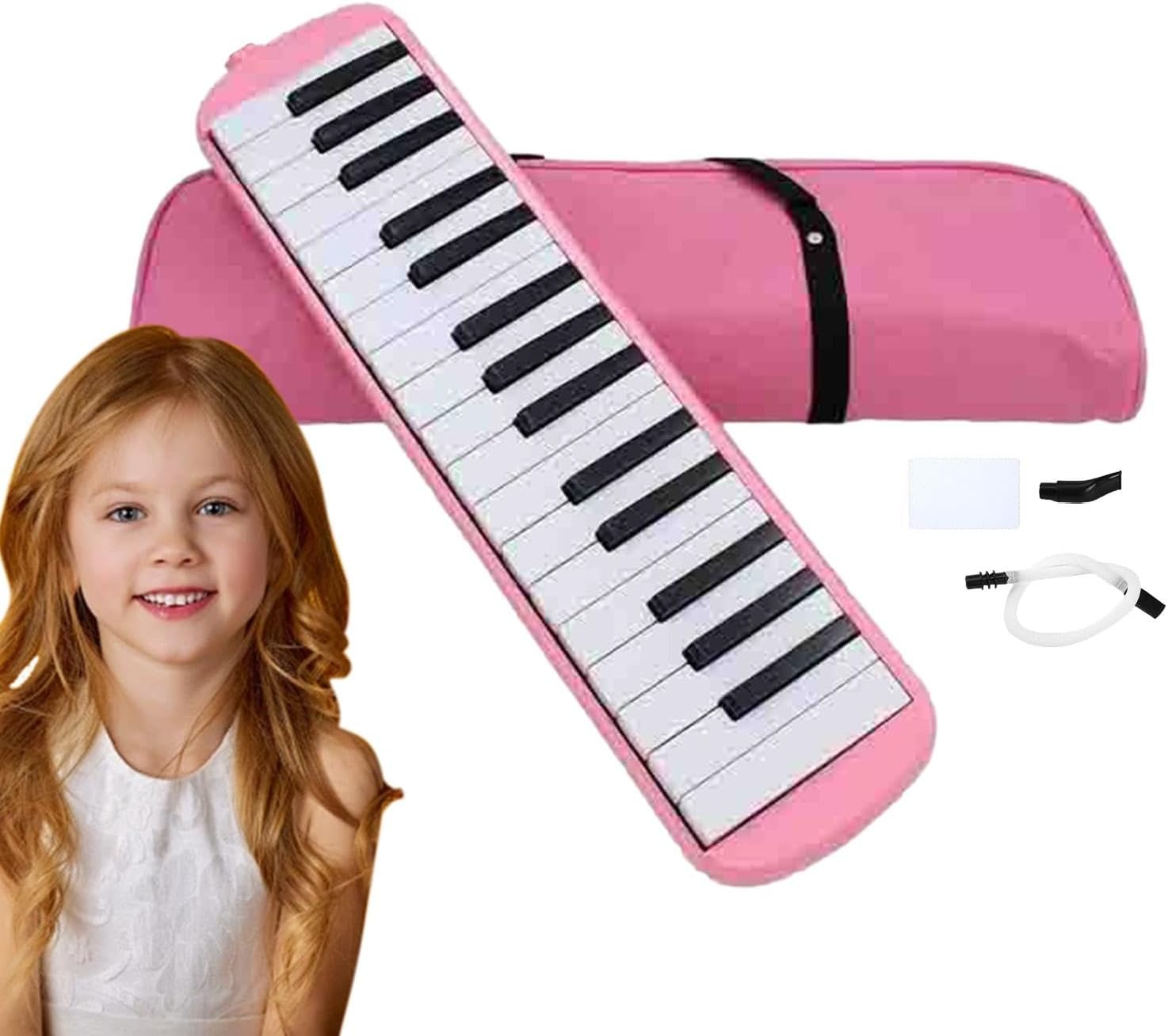 32 Key Melodica | Air Piano Keyboard with Double Tubes | Stable Musical Instruments, Mouth Melodica, Organ Melodica for Beginners