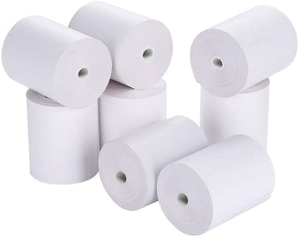 Thermal Paper Rolls 57 * 40Mm Printer Paper Cash Register Rolls for Supermarket POS Receipt Paper Printing 10 Rolls for PT-220 Portable Personal Bill POS Receipt Printer image number 2