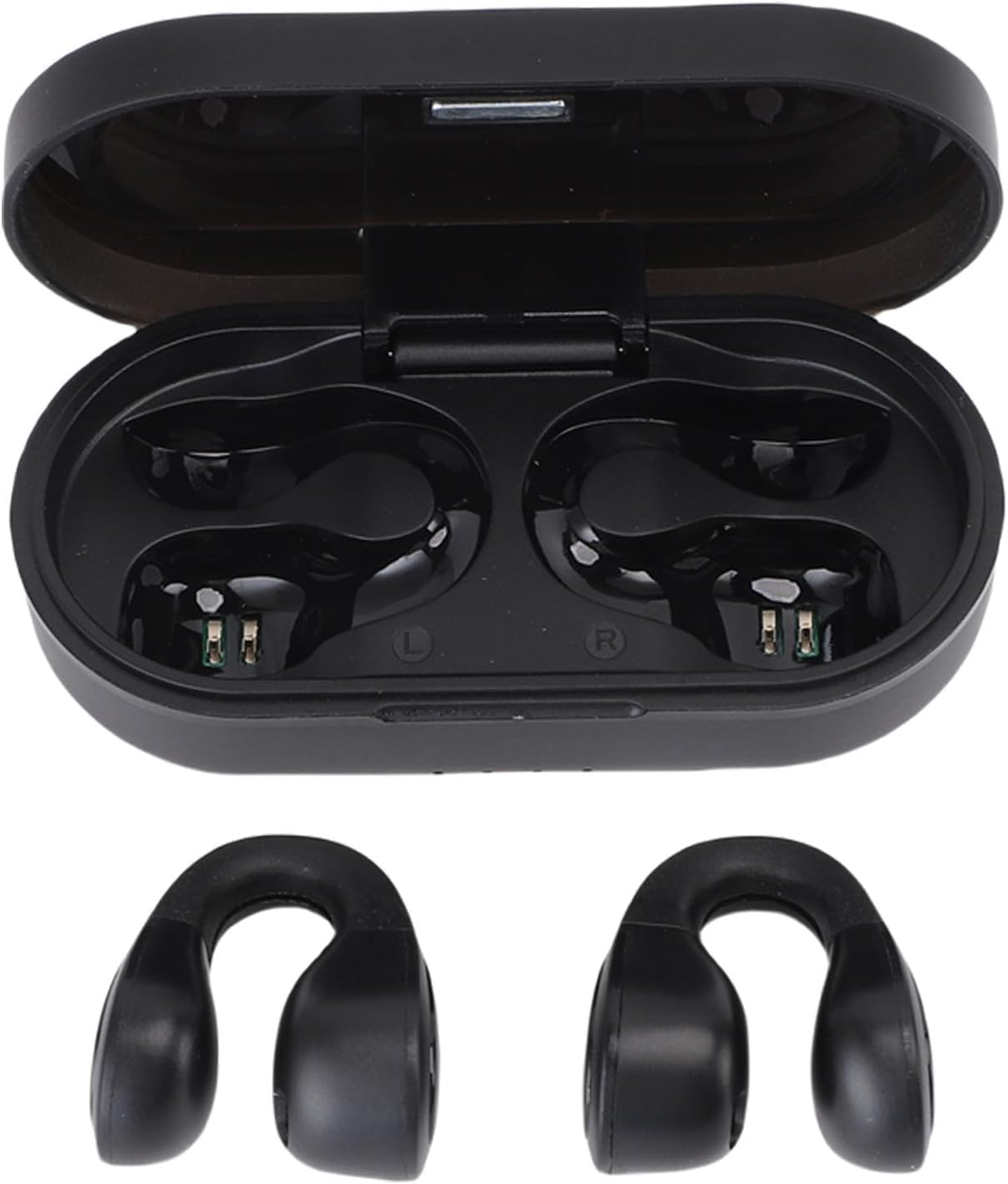 Asixxsix AI Translation Earbuds Real Time, 164 Language 3 in 1 Open Type Wireless Smart Translator Earbuds, Noise Reduction Headphones for Travel Business Learning image number 4