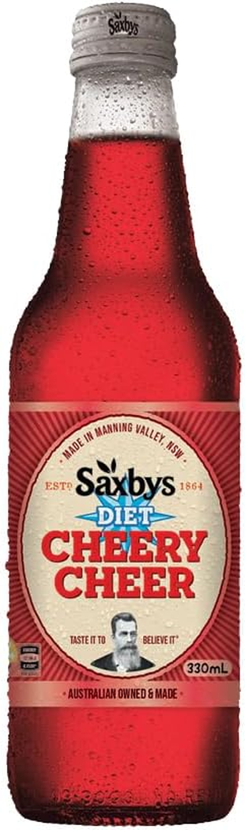 Saxby'S No Sugar Cheery Cheer 330Ml X 15 image number 1