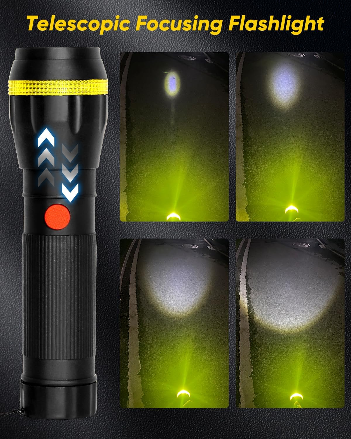 Car Emergency Kit, Roadside Emergency Car Kit with Warning Light Reflective Triangle, Jumper Cable, Tow Strap, Flashlight, First Aid Kit, Tire Pressure Gauge, Safety Hammer Car Tool Kit image number 5