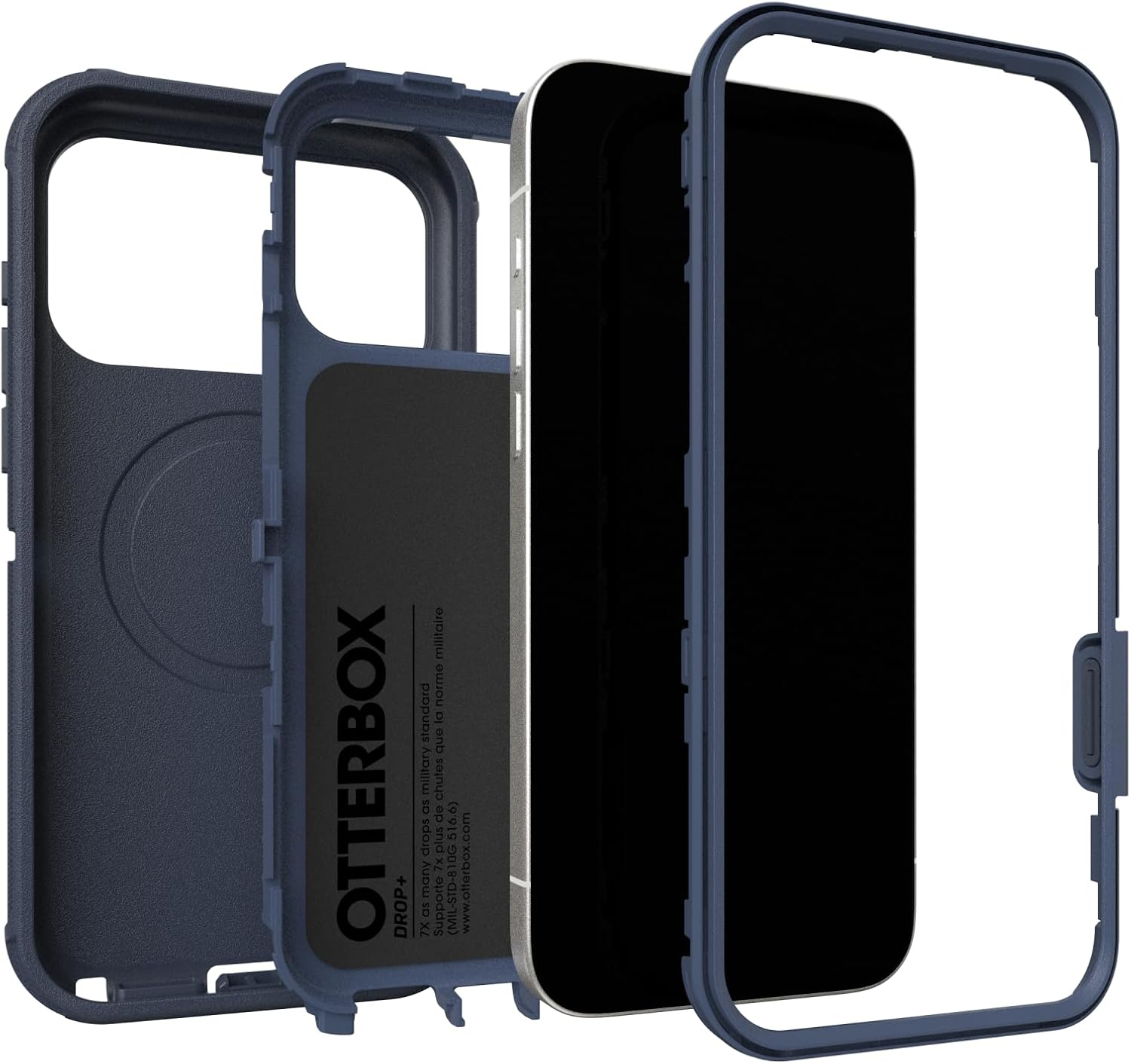 Otterbox Iphone 17 Pro Max Defender Pro Series Case - Blue Sentiment - Tough, Rugged & Durable Iphone Case, Snaps on Magsafe image number 6