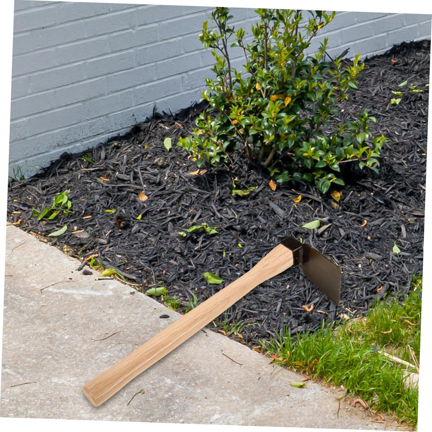 Gogogmee Wooden Hoe Handle Replacement Cycad Wood 36Cm Comfortable Install Suitable for Gardening Beige image number 3