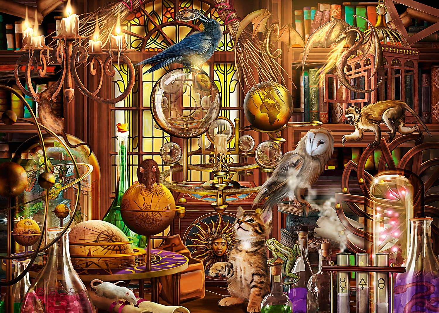 Ravensburger Ravensburger - Merlin'S Laboratory Puzzle 1000Pc Jigsaw Puzzle image number 1