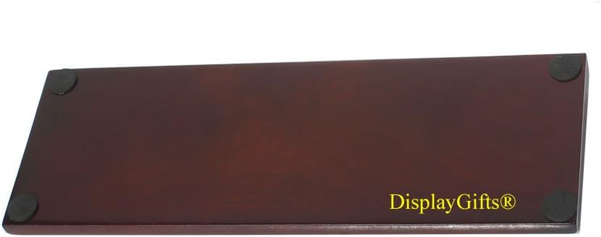 Military Challenge Display Coin Holder Stand Walnut Finish CN7 - Walnut Finish image number 5