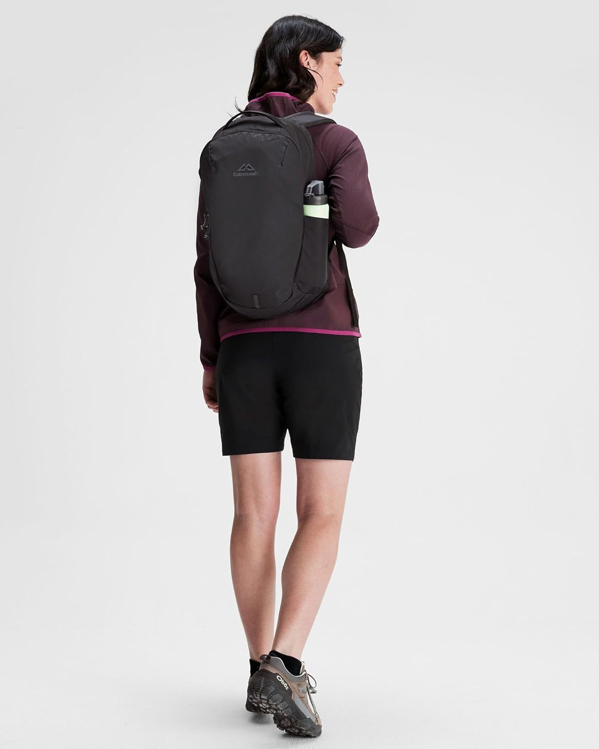 Kathmandu Axon Everyday Backpack - 20L Unisex Black Stingray 20LTR image number 2