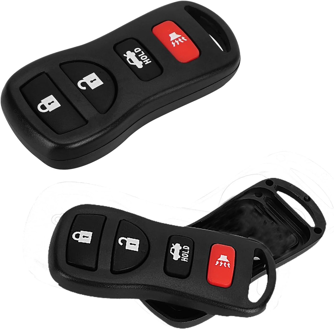 2 Pack Remote Fake Car Key Secret Safe, Portable Secret Hidden Pill Container, Diversion Safe Compartment Container to Hide Pills Jewelry or Valuables