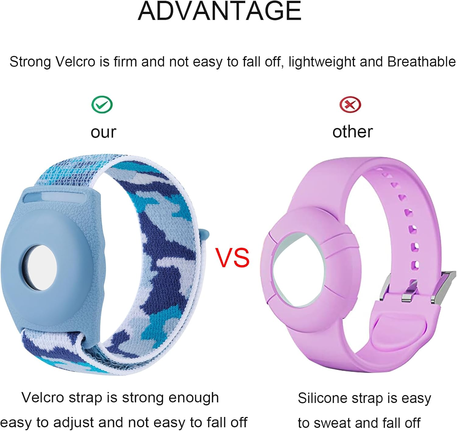 2 Packs Princess Medallion Holder Accessories,Carnival Ocean Medallion Holder Princess Medallion Holder Wristband for Adult Men Women Kids - Bluecamo  Greencamo image number 4