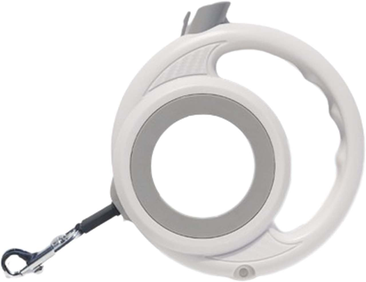 Rope Dog Lead Dog Leads for Medium Dogs Small Dog Leash Drawstring Hook Portable Automatic Telescopic Multifunctional Hanging Hole Wide Handle Comfortable to Hold (15X15X3.6Cm,Black)