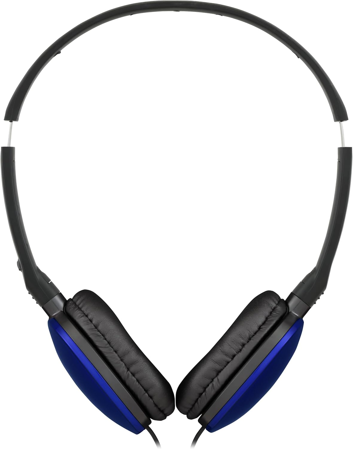 JVC HA-S160M-A Flats Foldable and Compact Headphones in Glossy Trendy Colour, with Switch for Microphone On/Off, Ideal for Teleworking and Online Seminars (Blue) - Purple image number 5