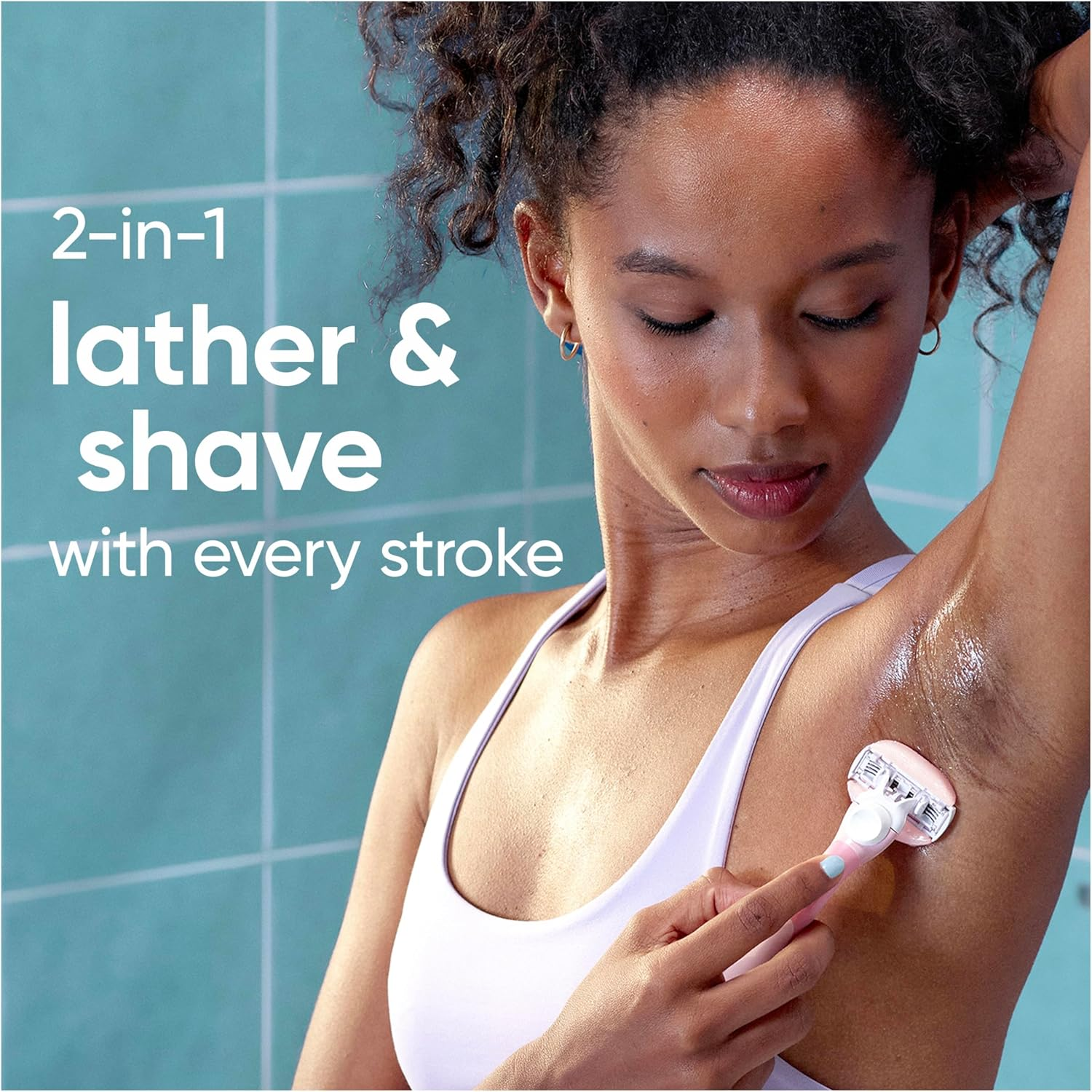 Gillette Venus Comfortglide White Tea Women'S Razor - 1 Handle + 2 Refills image number 5